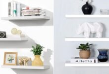 floating storage shelves