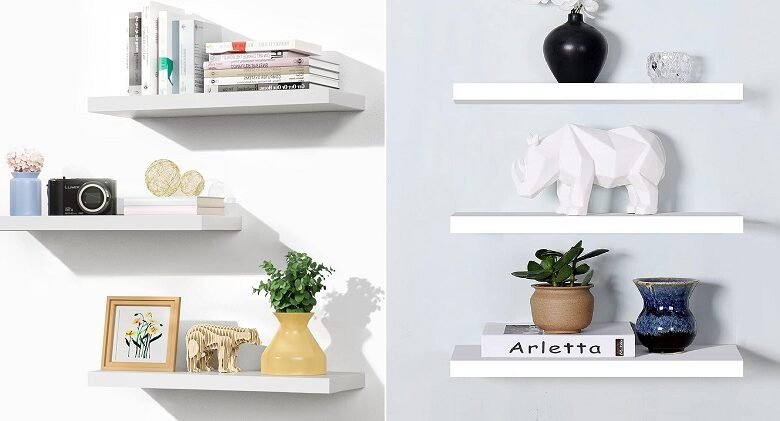 floating storage shelves